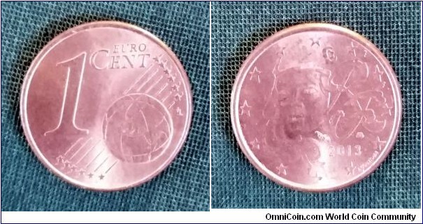 France 1 Cent 2013