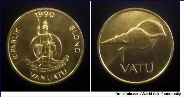 Vanuatu 1 vatu. 1990