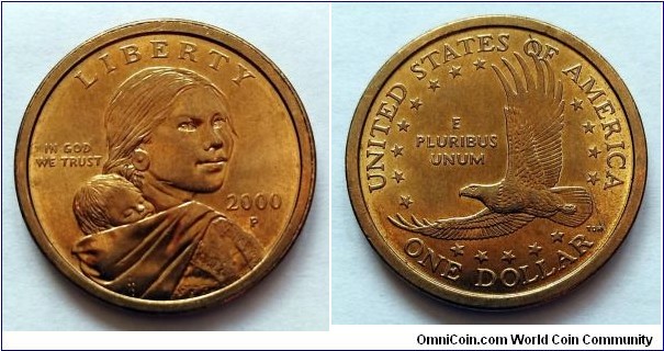 2000 P Sacagawea Dollar.