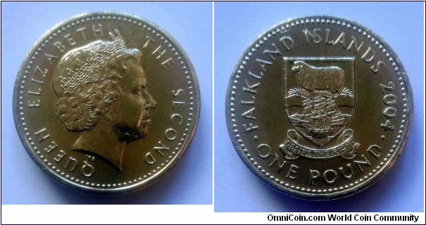 Falkland Islands 1 pound. 2004