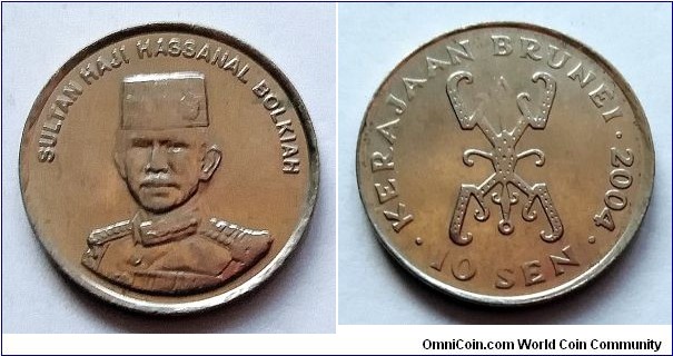 Brunei 10 sen. 2004