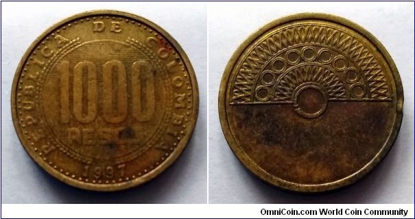 Colombia 1000 pesos. 1997