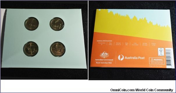 Australia 2022 dinosaur UNC mint set. 