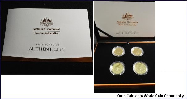 Australia 2022 dinosaur proof mint set. 