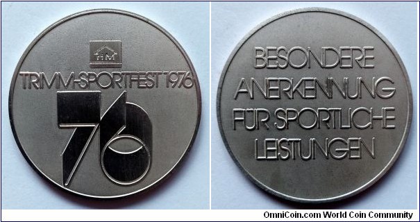 Trimm-sportfest 1976. West Germany Medal.