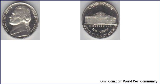 1987-S DCAM Jefferson Nickel