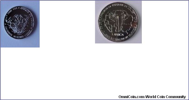 This is a VERY RARE Commemorative Coin ! 

1.500 CFA 2003 

Mintage ONLY 1.200 pieces