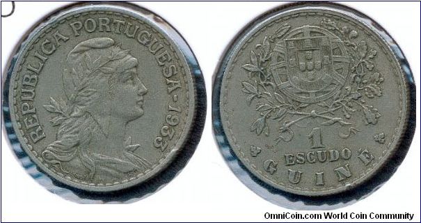 1 escudo Portuguese Guinea