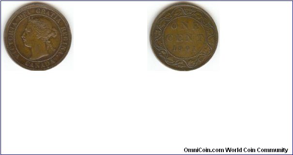 1901 Canada One Large Cent
