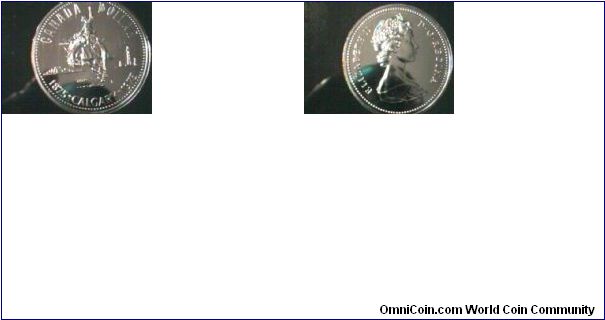 Canada 1dollar silver Calgary PF