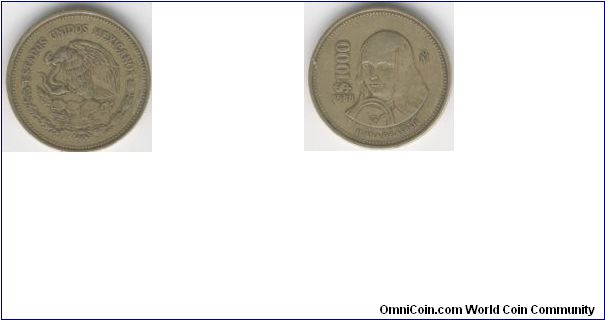 1988 Mexico 1000 Pesos