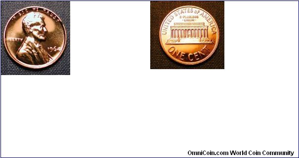 1964 Lincoln Cent Proof