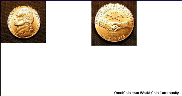 2004-P Jefferson Louisiana Purchase Commemorative Nickel