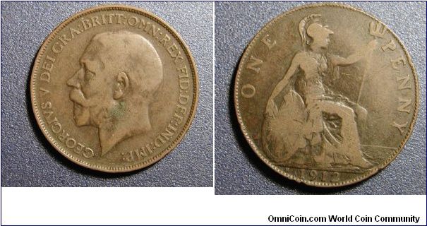 1912 British Penny