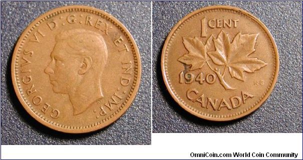 1940 Canada Cent