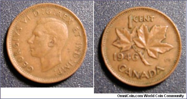 1946 Canada Cent