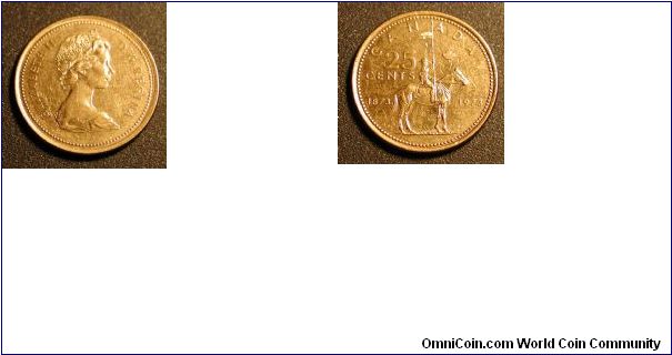1973 Canada Commemorative Quarter