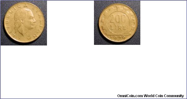 1979 Italy 200 Lire