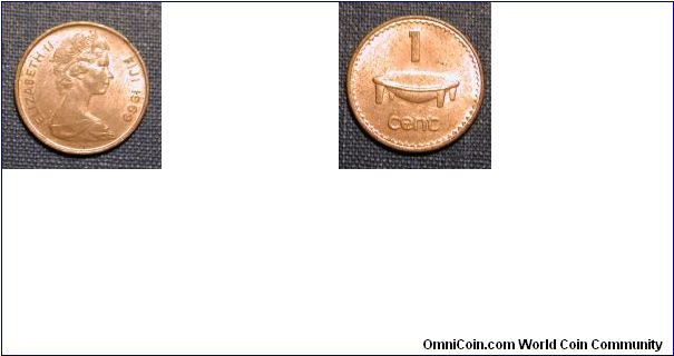 1969 Fiji 1 Cent