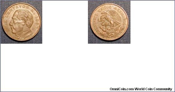 1967 Mexico 5 Cents
