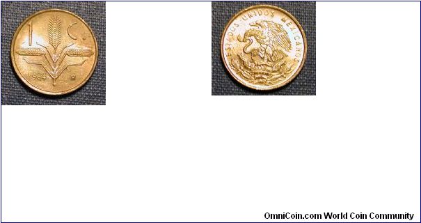 1964 Mexico 1 Cent
