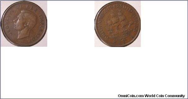 1942 South African Penny