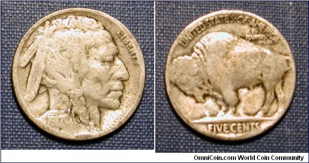 1917 Buffalo Nickel