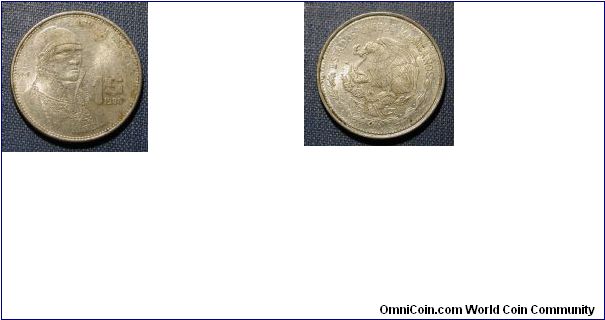 1986 Mexico 1 Peso