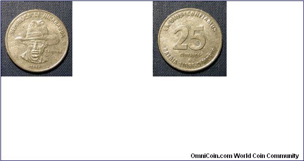 1981 Nicaragua 25 Cents