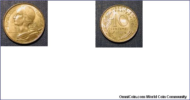 1972 France 10 Centimes