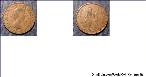 1962 Great Britain Penny