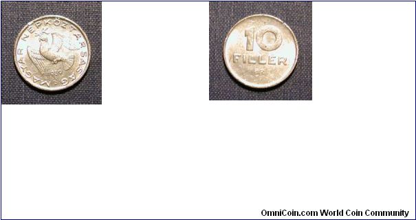 1989 Hungary 10 Filler