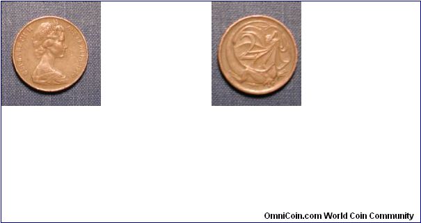 1970 Australia 2 Cents