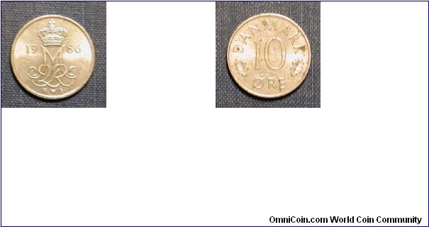 1986 Denmark 10 Ore