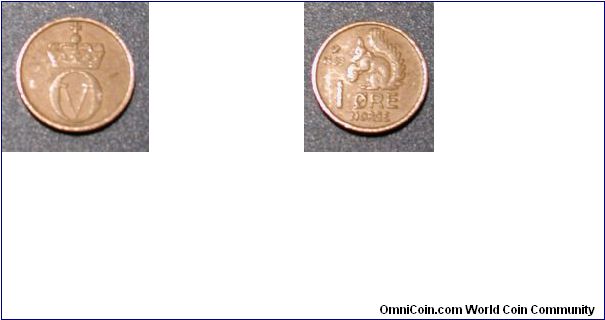 1963 Norway 1 Ore