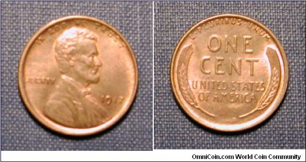 1917 Lincoln Wheat Cent