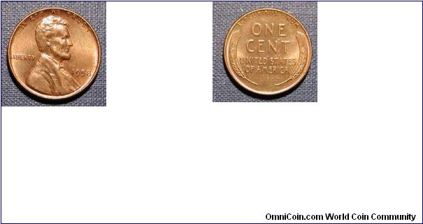 1958 Lincoln Wheat Cent