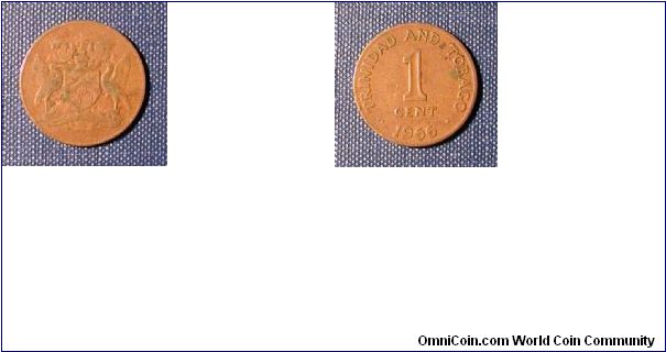1966 Trinidad & Tobago 1 Cent