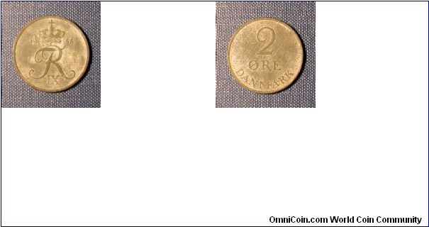 1956 Denmark 2 Ore