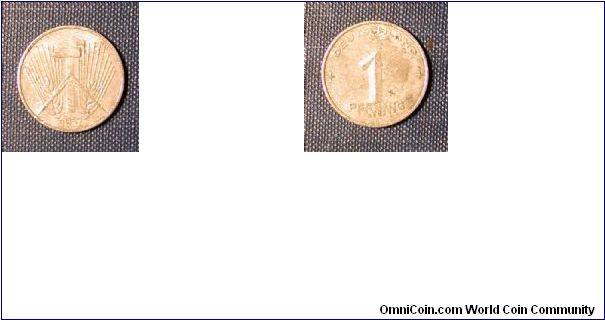 1952 Germany 1 Pfennig
