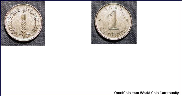 1965 France 1 Centime