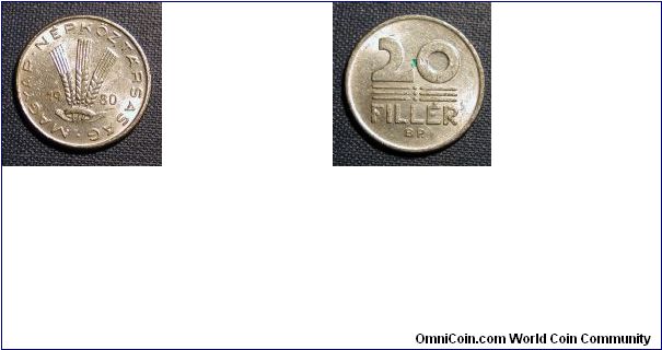 1980 Hungary 20 Filler