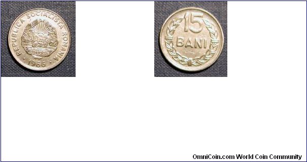 1966 Romania 15 Bani