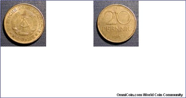 1983 Germany 20 Pfennig