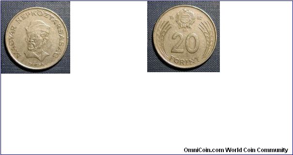 1982 Hungary 20 Forint