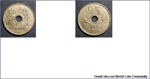 1969 Denmark 25 Ore