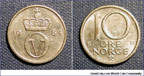 1984 Norway 10 Ore