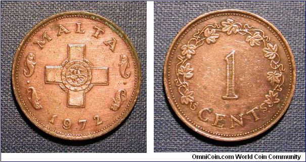 1972 Malta 2 Cent