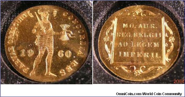 1960 Utrecht, Netherlands ducat BU 

3rd lowest mintage in over 400 yrs of continuously striking this series