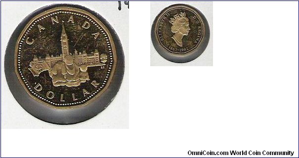 Canada 1 dollar 1992